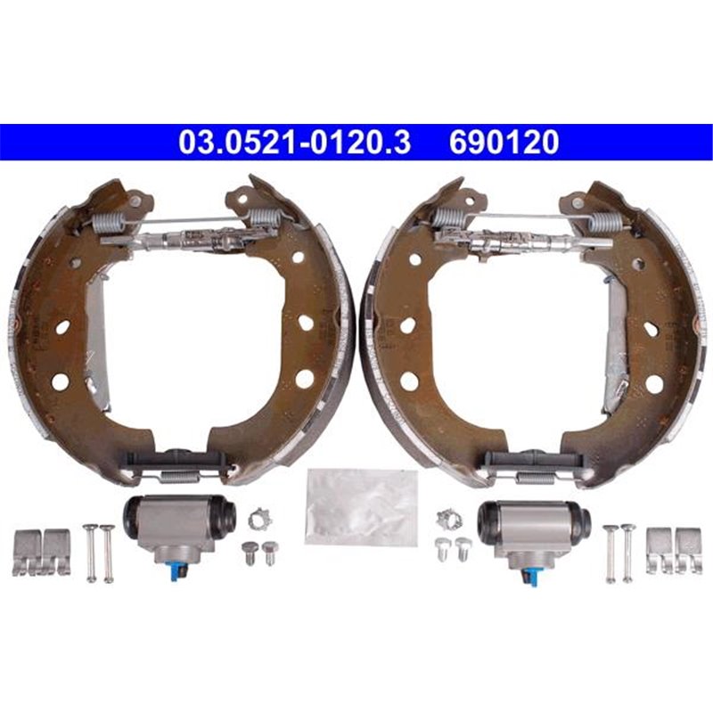 Set tambur frana sabot. cilindru. arcuri CITROEN NEMO. NEMO-MINIVAN. FIAT FIORINO. FIORINO-MINIVAN. QUBO. PEUGEOT BIPPER. BIPPER