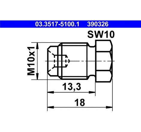 Clema pentru conducta-furtun. Elementul furtunului de frana lungime. 11.5-18mm VOLVO 740. 940. FORD GALAXY I. PEUGEOT 205 I. 205