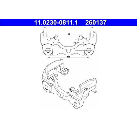 Suport,etrier - ATE-11.0230-0811.1