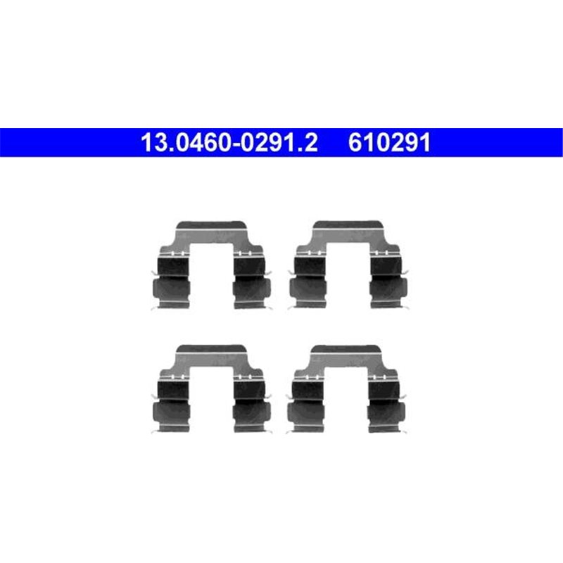 Kit montare placute frana Fata NISSAN MICRA CC III. MICRA III 1.0-1.6 01.03-06.10 - ATE-13.0460-0291.2