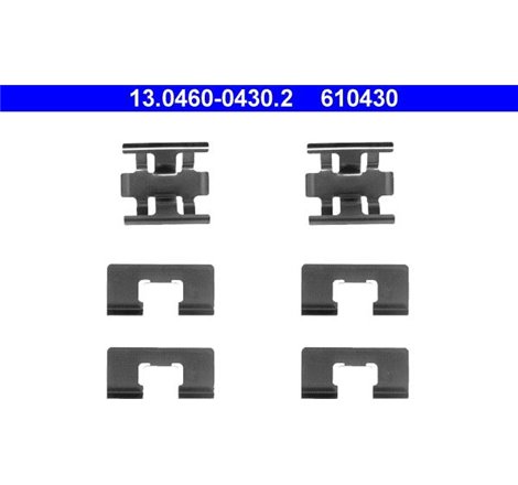 Kit montare placute frana HONDA ACCORD III. CIVIC IV. CIVIC V. CIVIC VI. CONCERTO. CRX II. CRX III. PRELUDE III. ROVER 200. 200 