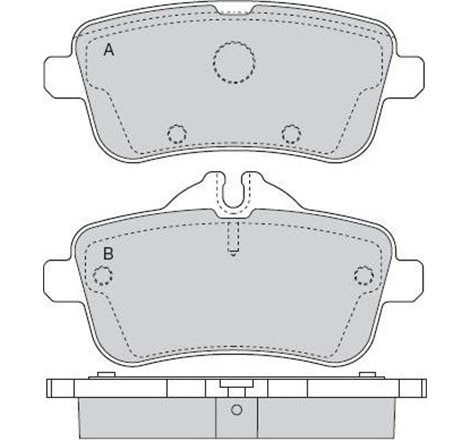 Set placute frana Spate MERCEDES GL X166. GLE C292. GLE W166. GLS X166. M W166 3.0-5.5 11.11-10.19 - ATE-13.0460-2607.2