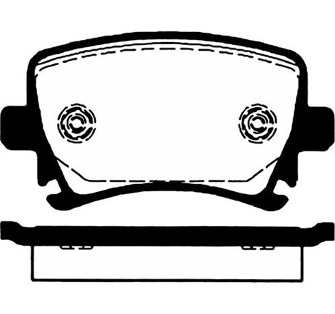 Set placute frana Spate pentru discuri ventilate. SKODA OCTAVIA III. VW CC B7. GOLF VI. PASSAT ALLTRACK B7. PASSAT B6. PASSAT B7