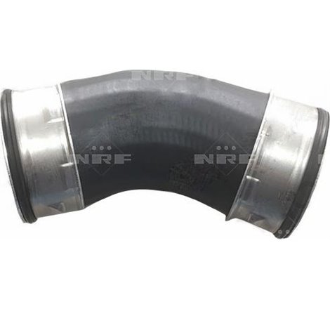 Furtun intercooler L exhaust side. diametru 43mm. length 160mm. black VW CALIFORNIA T5 CAMPER. MULTIVAN T5. TRANSPORTER T5 1.9D-