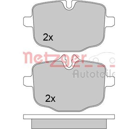 Set placute frana Spate  cu suruburi de ghidare a etrierului de frana. BMW 5 F10. 5 F11. 5 G30. F90. 5 G31. 6 F12. 6 F13 1.6-Ele