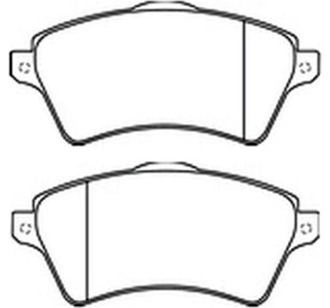 Set placute frana Fata cu suruburi de ghidare a etrierului de frana. LAND ROVER FREELANDER I 1.8-2.0D-2.5 02.98-10.06 - ATE-13.0