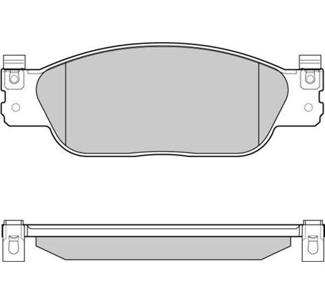 Set placute frana Fata  cu suruburi de ghidare a etrierului de frana. JAGUAR S-TYPE II 2.5-4.2 01.99-10.07 - ATE-13.0460-2729.2