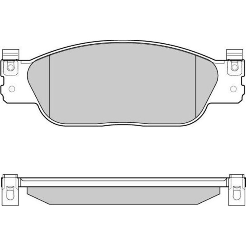 Set placute frana Fata  cu suruburi de ghidare a etrierului de frana. JAGUAR S-TYPE II 2.5-4.2 01.99-10.07 - ATE-13.0460-2729.2