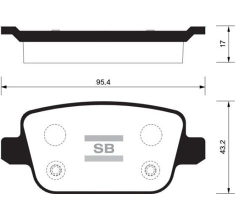 Set placute frana Spate  cu suruburi de ghidare a etrierului de frana. VOLVO S80 II. V70 III. V70 III-KOMBI. XC70 II. LAND ROVER