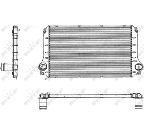 Supply air cooler TOYOTA AVENSIS. COROLLA VERSO 2.0D-2.2D 07.05-03.09 - NRF-30784