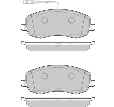Set placute frana,frana disc - ATE-13.0460-2752.2