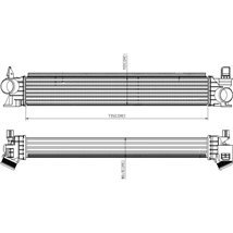 Supply air cooler CITROEN JUMPER II. FIAT DUCATO. PEUGEOT BOXER 2.0D-3.0D 04.06- - NRF-309033