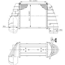 Supply air cooler AUDI A3. TT. SEAT LEON 1.8 10.98-06.06 - NRF-309040