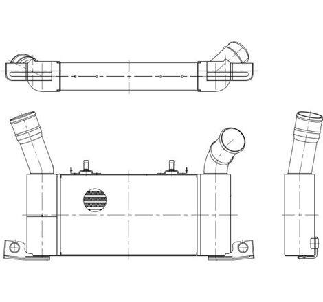 Supply air cooler MITSUBISHI PAJERO IV 3.2D 11.06- - NRF-309098