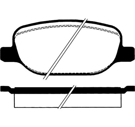 Set placute frana Spate cu suruburi de ghidare a etrierului de frana. ALFA ROMEO 159. GIULIETTA. GIULIETTA-HATCHBACK 1.4-2.0D 03