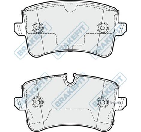 Set placute frana Spate  cu suruburi de ghidare a etrierului de frana. AUDI A8 D4 2.0-6.3 11.09-01.18 - ATE-13.0460-2773.2