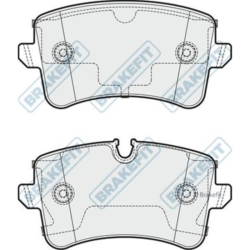 Set placute frana Spate  cu suruburi de ghidare a etrierului de frana. AUDI A8 D4 2.0-6.3 11.09-01.18 - ATE-13.0460-2773.2