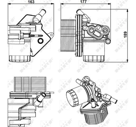 Filtru Ulei housing with Filtru Ulei housing FORD TOURNEO CUSTOM V362. TRANSIT. TRANSIT CUSTOM V362. TRANSIT TOURNEO. TRANSIT V3