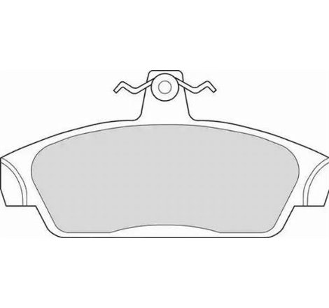 Set placute frana Fata MG MG TF. MGF. ROVER 100. 100-METRO 1.1-1.8 03.90-12.09 - ATE-13.0460-2804.2