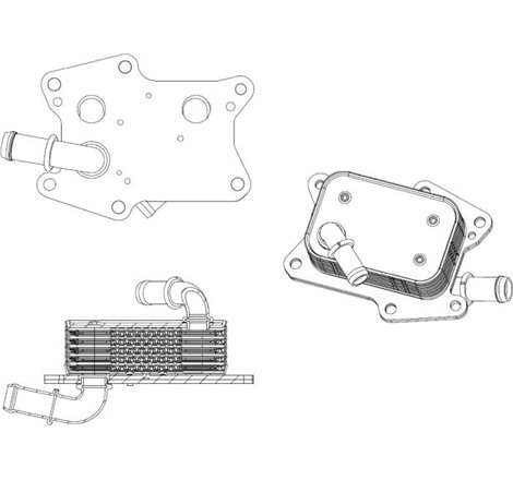 Oil radiator MERCEDES C A205. C C204. C C205. C T-MODEL S204. C T-MODEL S205. C W204. C W205. E A207. E A238. E C207. E C238. E 