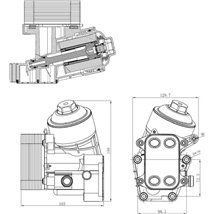 Oil radiator SEAT IBIZA IV. IBIZA IV SC. IBIZA IV ST. IBIZA IV-HATCHBACK. SKODA FABIA II. ROOMSTER. ROOMSTER PRAKTIK. VW POLO. P