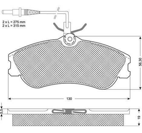 Set placute frana Fata cu suruburi de ghidare a etrierului de frana. CITROEN BERLINGO. BERLINGO-MINIVAN. XSARA. XSARA-KOMBI. PEU