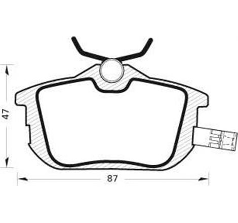 Set placute frana Spate cu suruburi de ghidare a etrierului de frana. VOLVO S40 I. V40. MITSUBISHI CARISMA. COLT CZC VI. COLT VI
