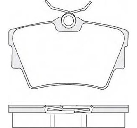 Set placute frana Spate cu suruburi de ghidare a etrierului de frana. FIAT TALENTO. NISSAN NV300. PRIMASTAR. OPEL ADMIRAL A. VIV