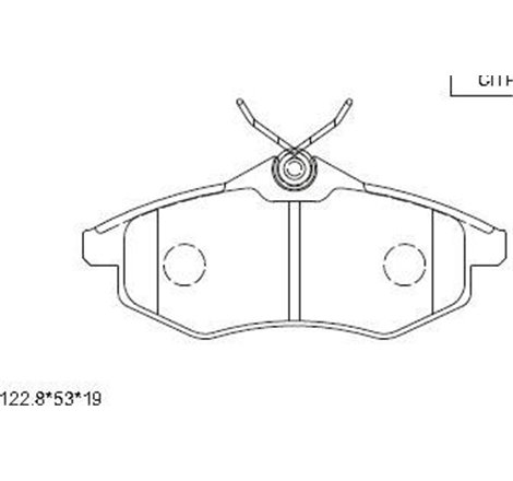 Set placute frana Fata cu suruburi de ghidare a etrierului de frana. CITROEN C2. C2 ENTERPRISE. C3 I 1.1-1.4D 02.02-09.12 - ATE-