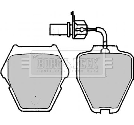 Set placute frana Fata AUDI A4 B5. A6 C5. ALLROAD C5. VW PASSAT B5.5. PHAETON 2.5D-4.2 09.97-03.16 - ATE-13.0460-2875.2
