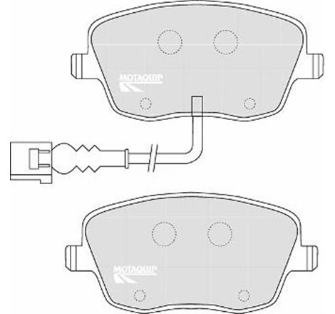 Set placute frana Fata cu suruburi de ghidare a etrierului de frana. SEAT CORDOBA. IBIZA III. SKODA FABIA I. FABIA I PRAKTIK. FA