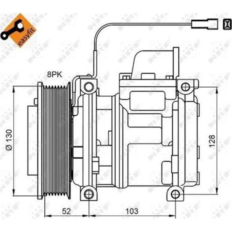Compresor, climatizare - NRF-32824
