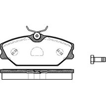 Set placute frana Fata cu suruburi de ghidare a etrierului de frana. RENAULT CLIO II. LAGUNA I. MEGANE I. MEGANE I CLASSIC. MEGA