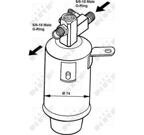 8391025 uscator de BMW E 30 324 td TOURING 1987-1909 1993-1911 CERERE vedea IC_Katalog saucat.NRF indicele 002 002 629 - NRF-330