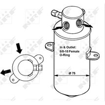 Uscator,aer conditionat - NRF-33165