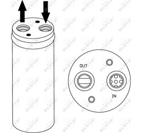 613166 uscator de Daewoo Nubira II 2.0 CDX 1999-CERERE a se vedea IC_Katalog saucat.NRF indicele 002 002 629 - NRF-33207
