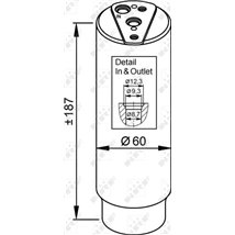 Air conditioning drier HONDA ACCORD IV. LEXUS ES. MITSUBISHI ECLIPSE I. PAJERO II. SPACE. SPACE RUNNER. SUZUKI CAPPUCCINO. SAMUR