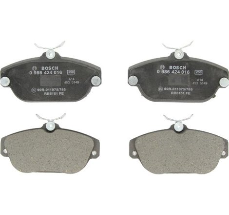 Set placute frana Fata VOLVO 740. 940. 940 II. 960. 960 II. S90 I. V90 I 2.0-2.9 08.84-12.98 - ATE-13.0460-2985.2