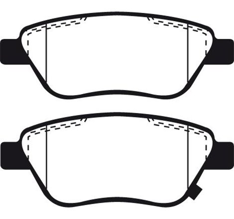 Set placute frana Fata  cu suruburi de ghidare a etrierului de frana. OPEL ADAM. CORSA D. CORSA D-HATCHBACK 1.0-1.4LPG 07.06-02.