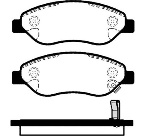 Set placute frana Fata OPEL CORSA D 1.4-1.7D 08.06-08.14 - ATE-13.0460-3841.2