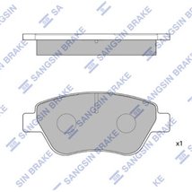 Set placute frana Fata FIAT 500. 500 C. DOBLO. DOBLO-MINIVAN. GRANDE PUNTO. IDEA. PALIO. PANDA. PANDA-HATCHBACK. PUNTO EVO 1.0-1