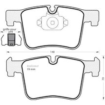Set placute frana Fata BMW 1 F20. 1 F21. 2 F22. F87. 2 F23. 3 F30. F80. 3 F31. 3 GRAN TURISMO F34. 4 F32. F82. 4 F33. F83. 4 GRA