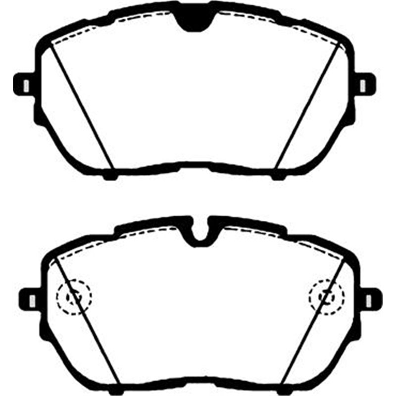 Set placute frana Fata DS DS 4 II. DS 7. DS 9. CITROEN C5 AIRCROSS. C5 X. OPEL ASTRA L. GRANDLAND-GRANDLAND X. GRANDLAND X. PEUG