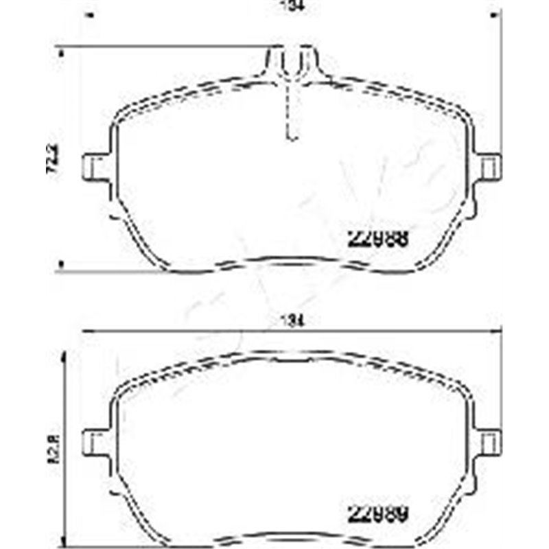 Set placute frana Fata  cu suruburi de ghidare a etrierului de frana. MERCEDES A V177. A W177. B SPORTS TOURER W247. CLA C118 1.