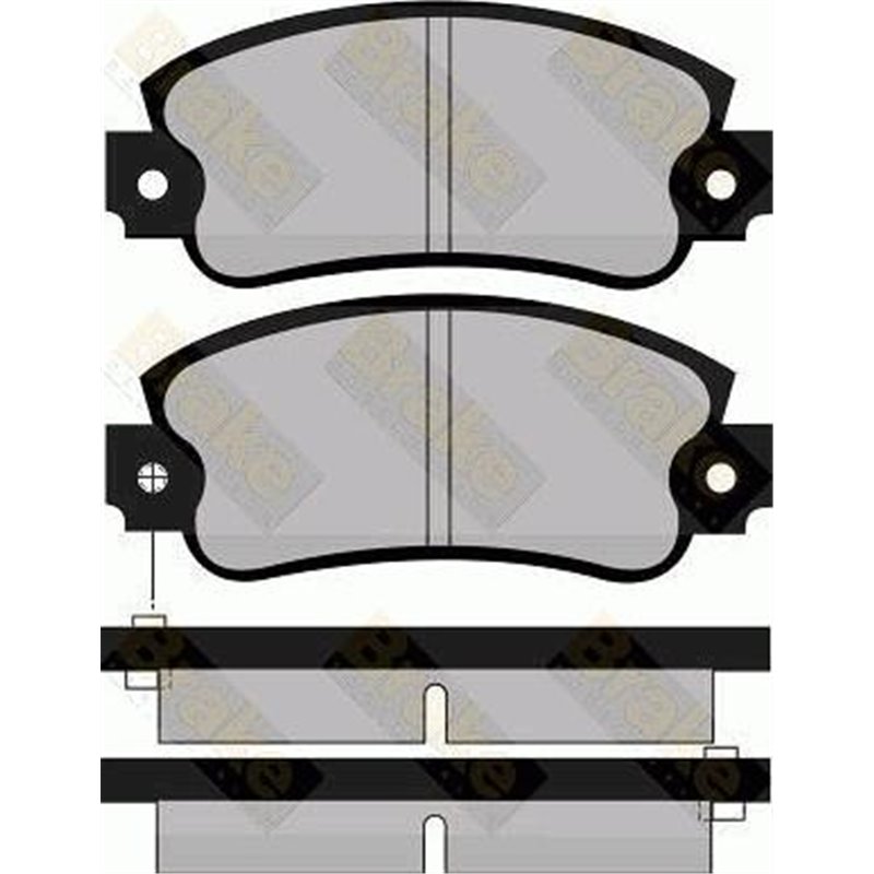Set placute frana Fata FIAT 131. 900 T-E. 900 T-E PULMINO. PANDA. PANDA-HATCHBACK. REGATA. RITMO. UNO. SEAT IBIZA I. MALAGA. MAR