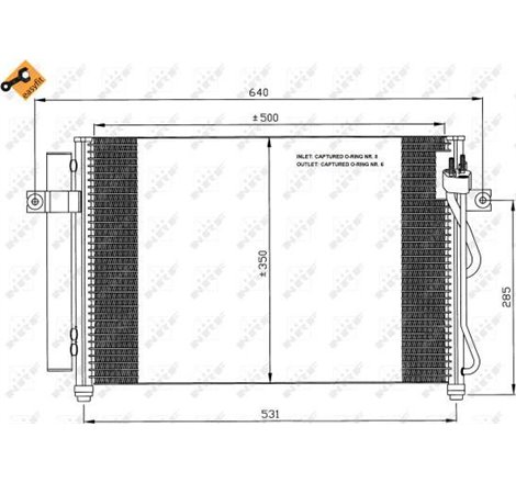 NRF aer mai rece Hyundai Getz 1.1 02 - NRF-35630