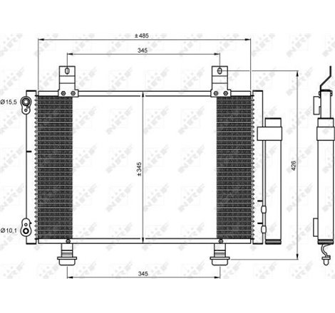 NRF aer mai rece Suzuki Swift III SG 1.5 - NRF-35645