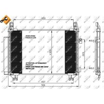 NRF aer mai rece Toyota Yaris 1.4 D-4D - NRF-35654