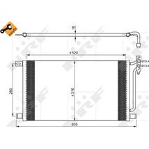 NRF aer mai rece BMW 3 E46 320 D - NRF-35748