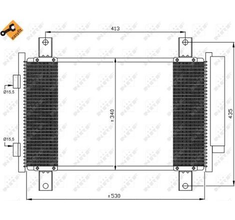 NRF climatice rece inclusiv uscator 04-2002- CITROEN JUMPER 244. toate motoarele-PEUGEOT BOXER al II-lea 244. toate motoarele - 